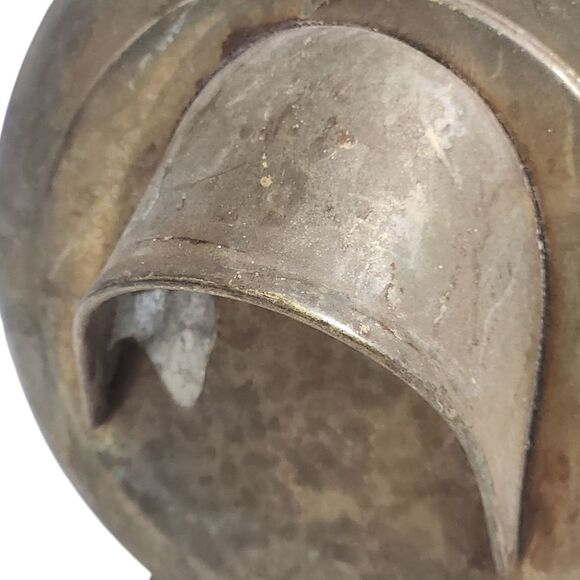 Antique Vintage Brass Coal Scuttle with Handle Mini 8 inches - Picture 12 of 14